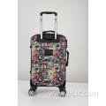 Unique pattern printed Colorful  luggage